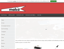 Tablet Screenshot of malco.se